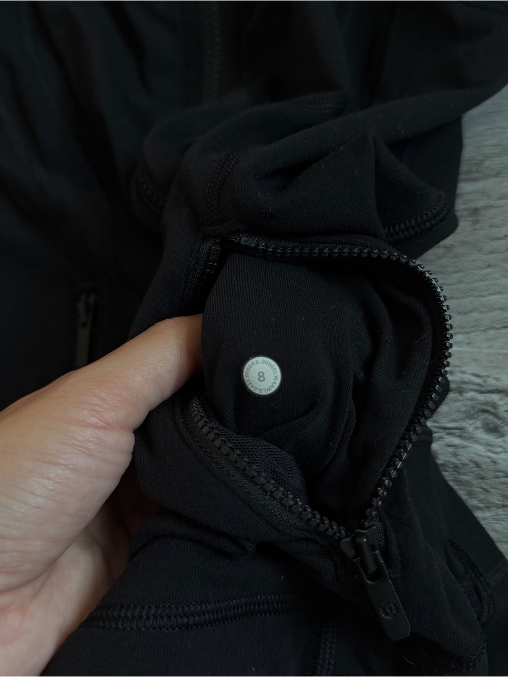 Lululemon black zip up define jacket - Picture 3 of 3